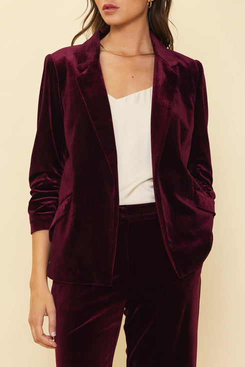 WHERE'S THE PARTY AT VELVET BLAZER
